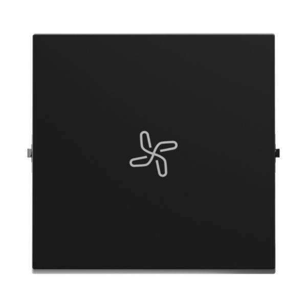 Legrand 765314 SEANO Wippe m.Symbol Lüfter in der Farbausführung sw lackiert
