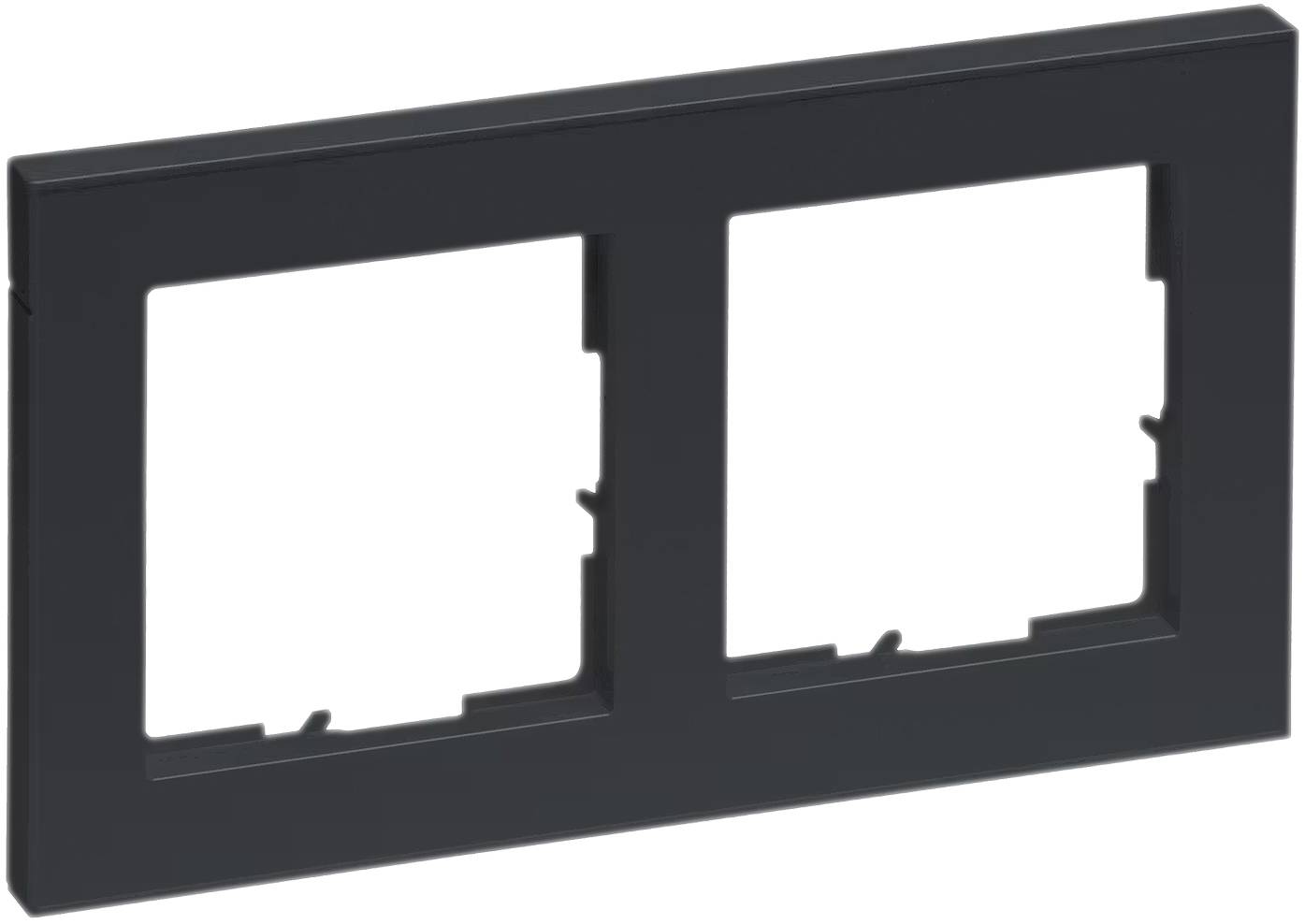 Legrand 765482 SEANO+2-fach Rahmen in der Farbausführung Anthrazit lackiert