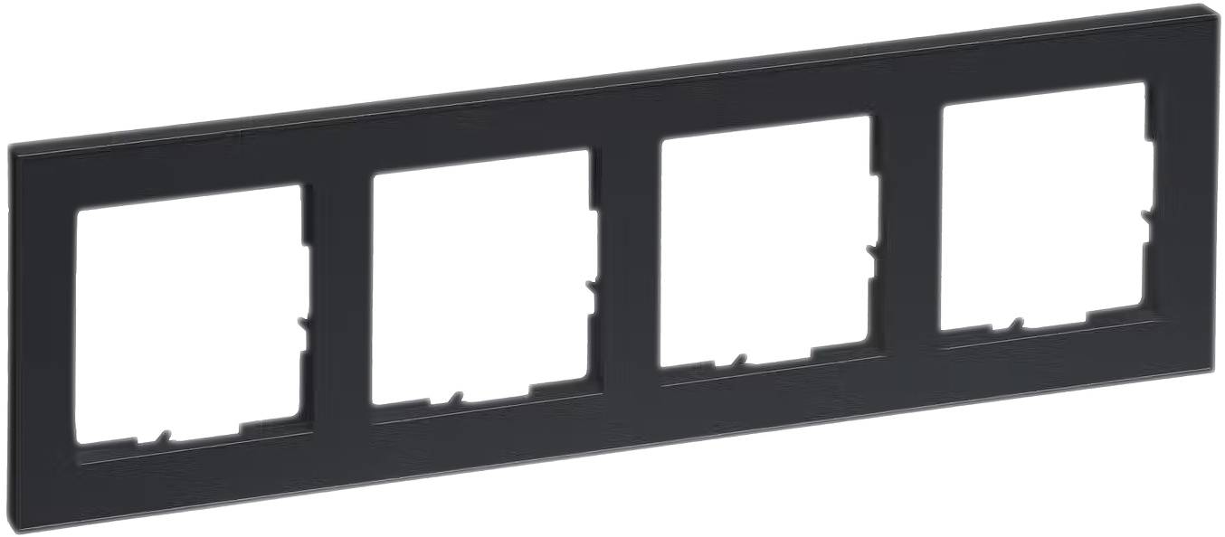 Legrand 4fach Rahmen Anthrazit 765484 1St.