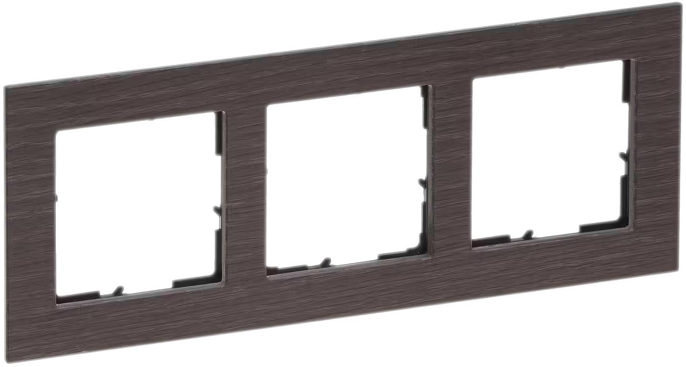 Legrand 3fach Rahmen Holz 766133 1St.