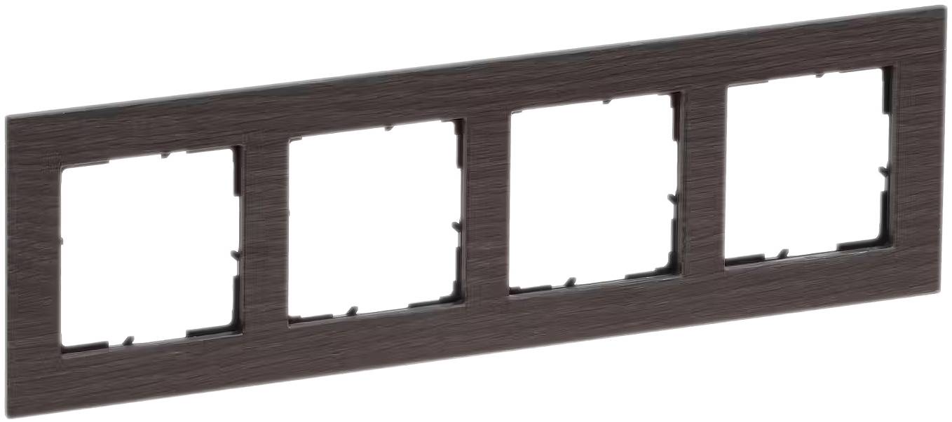 Legrand 4fach Rahmen Holz 766134 1St.