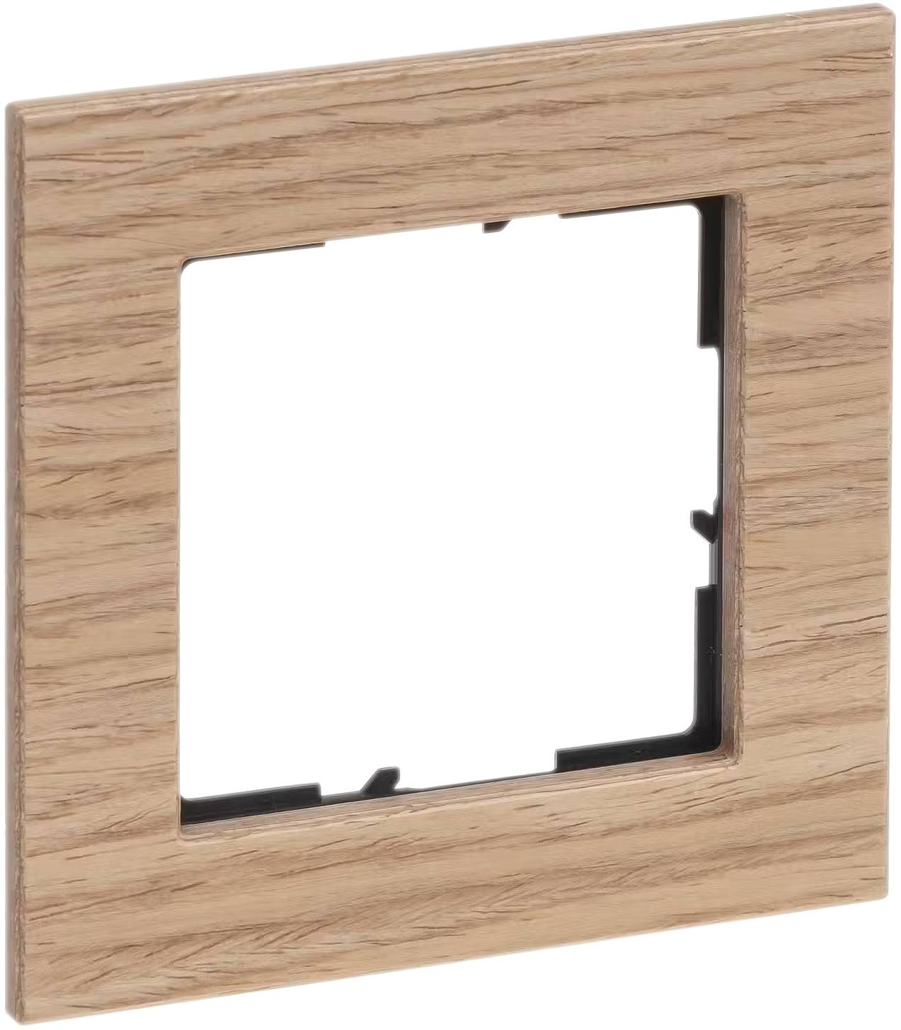 Legrand 1fach Rahmen Holz 766141 1St.