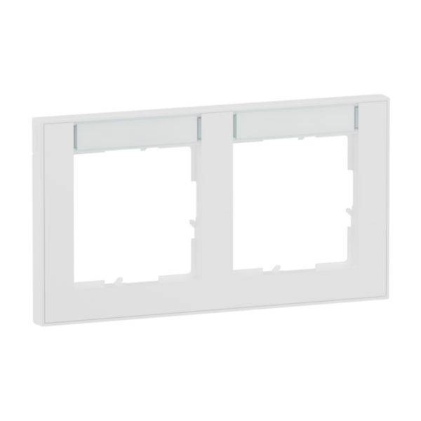 Legrand 2fach Rahmen Weiß 765892 10St.