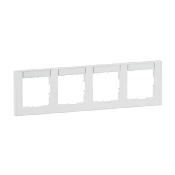 Legrand 4fach Rahmen Weiß 765894 5St.