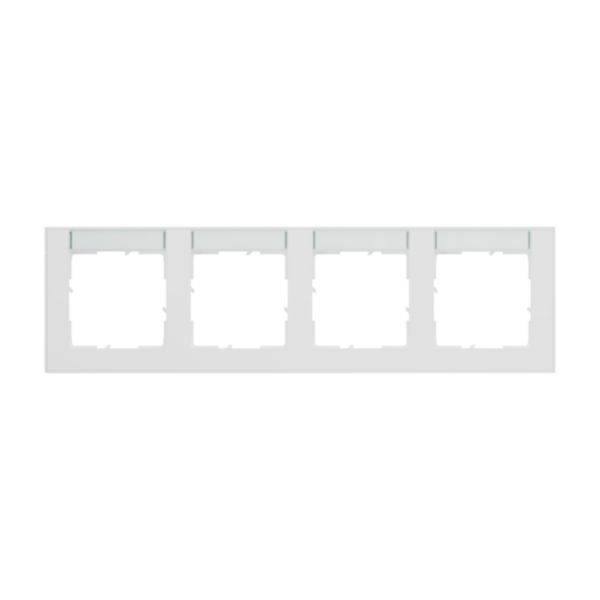 Legrand 4fach Rahmen Weiß 765894 5St.