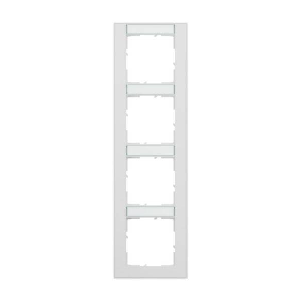 Legrand 4fach Rahmen Weiß 765994 5St.