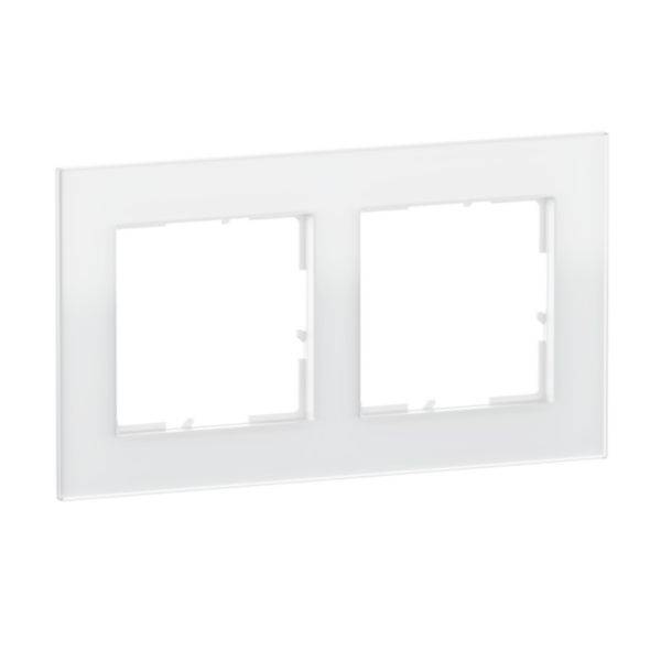 Legrand 2fach Rahmen Weiß 766102 1St.