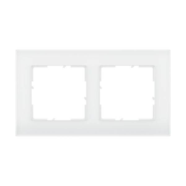 Legrand 2fach Rahmen Weiß 766102 1St.