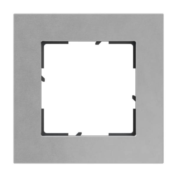 Legrand 1fach Rahmen Aluminium 766121 1St.