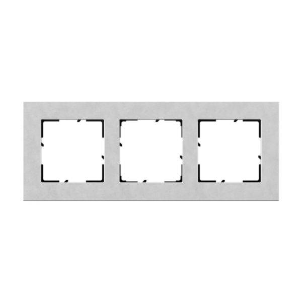 Legrand 3fach Rahmen Aluminium 766123 1St.