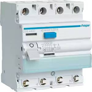 Hager CDS440D Fehlerstrom-Schutzschalter