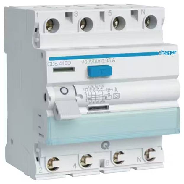 Hager CDS440D Fehlerstrom-Schutzschalter