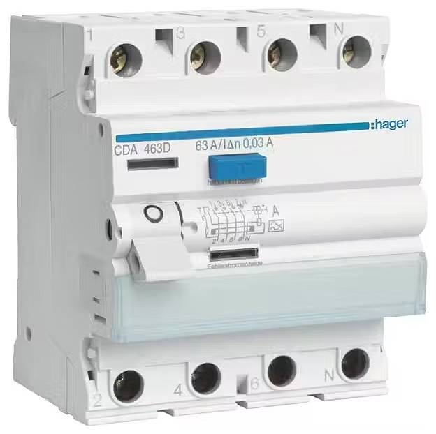 Hager CDA463D Fehlerstrom-Schutzschalter