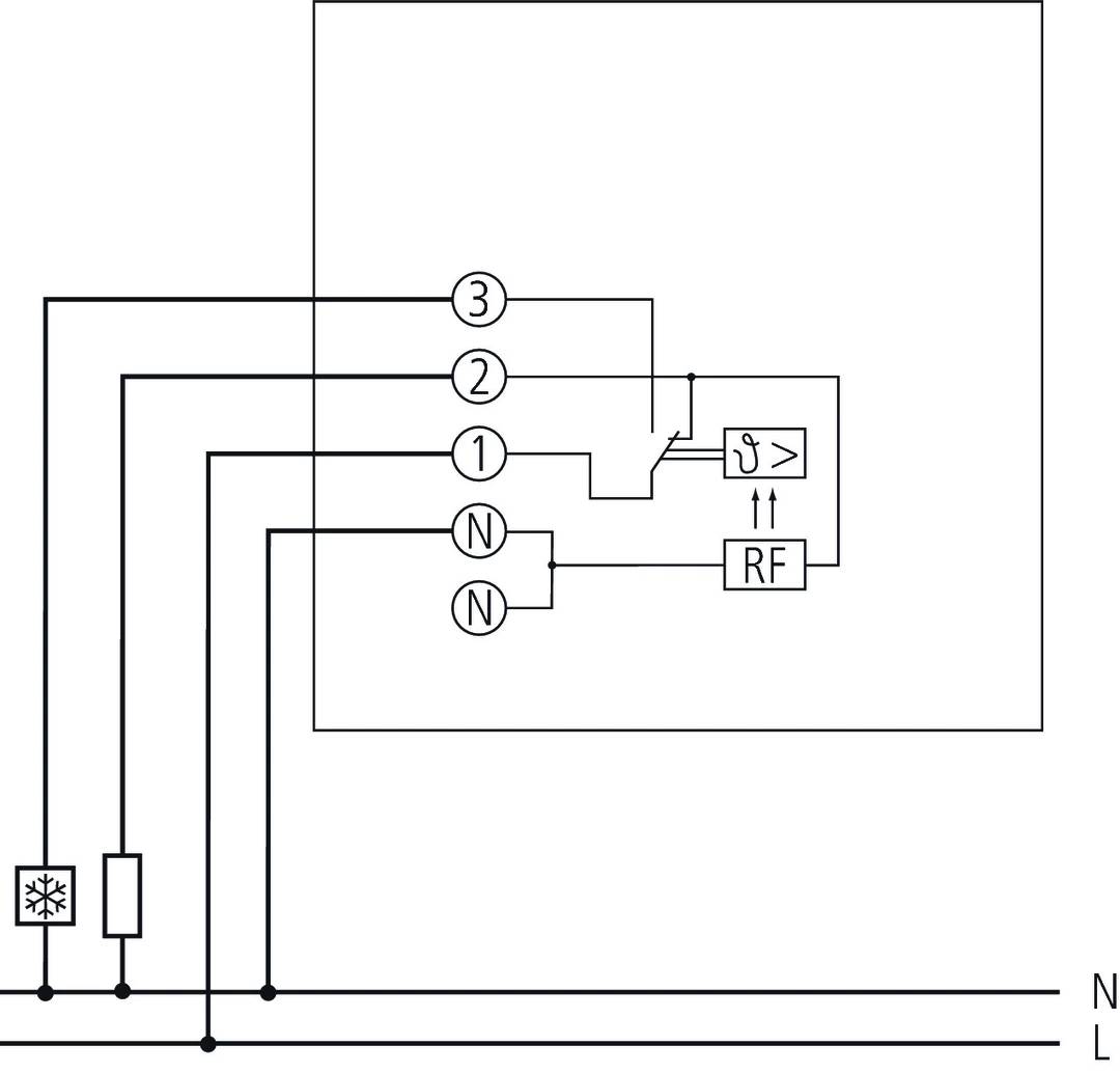 Theben 7080001 RAMSES 708 Raumthermostat 1St.