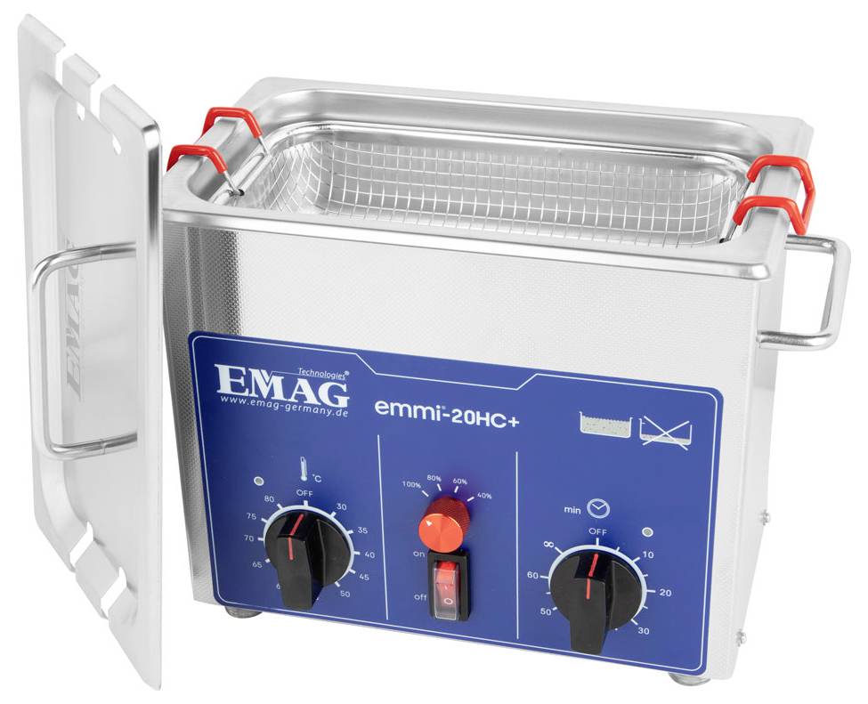 Emag Emmi-20HC Plus Ultraschallreiniger Universal 120W 2.6l mit Heizung