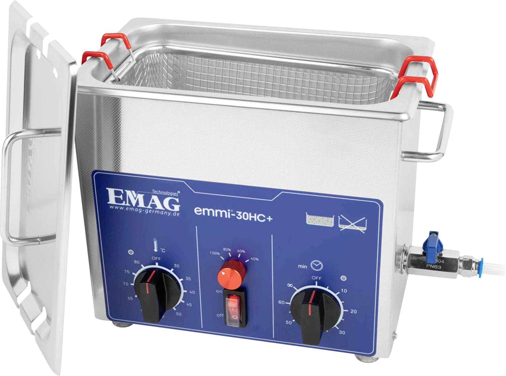 Emag Emmi-30HC Plus Ultraschallreiniger Universal 180W 3.2l mit Heizung