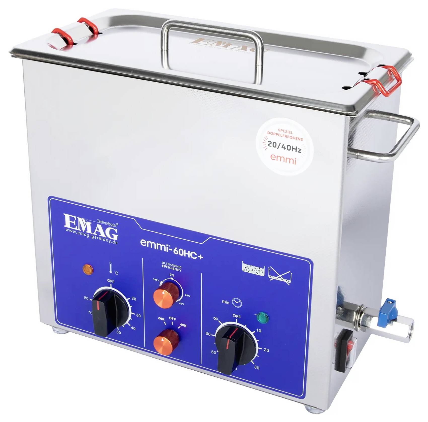 Emag Emmi 60HC Plus Ultraschallreiniger Universal 240W 6.7l mit Heizung