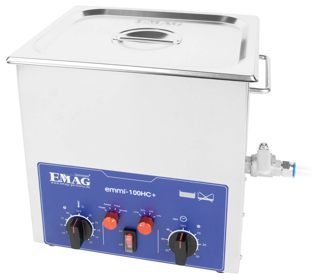 Emag Emmi 100HC Plus Ultraschallreiniger Universal 480W 10.6l mit Heizung