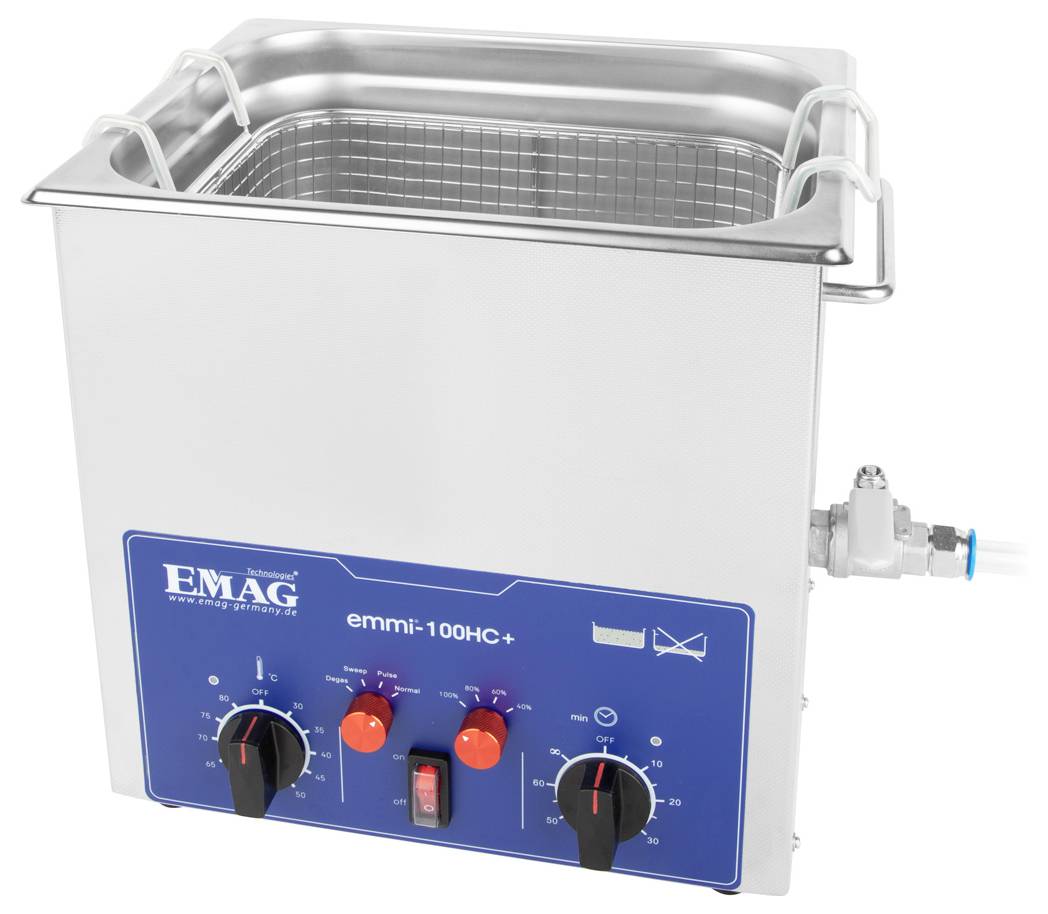 Emag Emmi 100HC Plus Ultraschallreiniger Universal 480W 10.6l mit Heizung