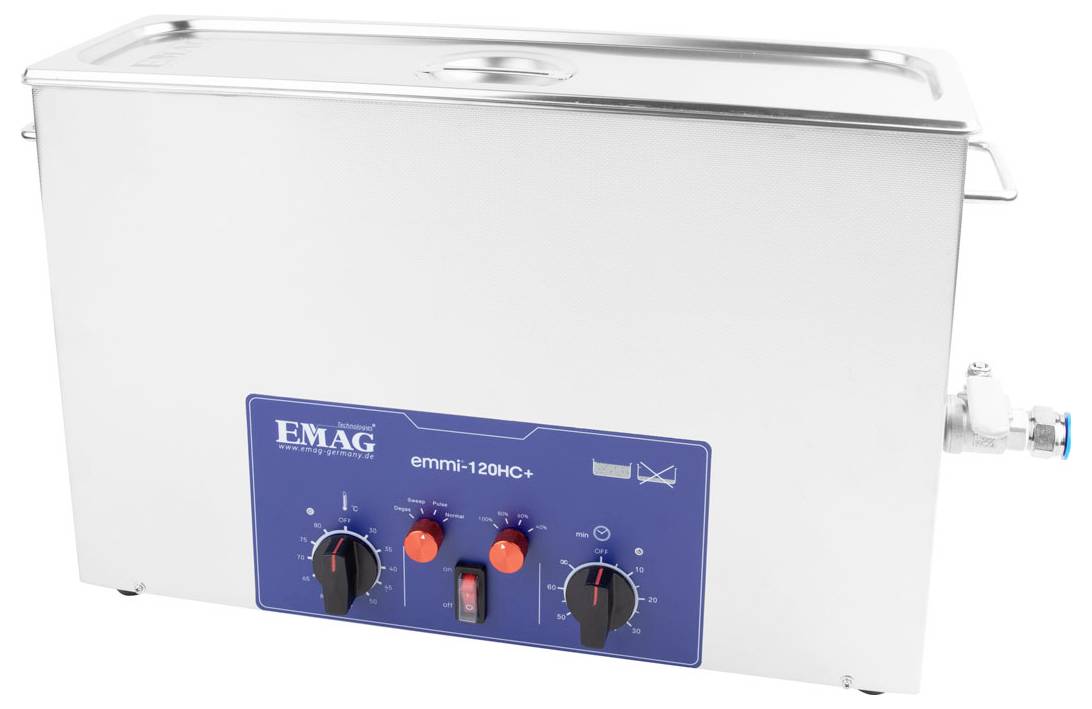 Emag Emmi 120HC Plus Ultraschallreiniger Universal 480W 10.3l mit Heizung