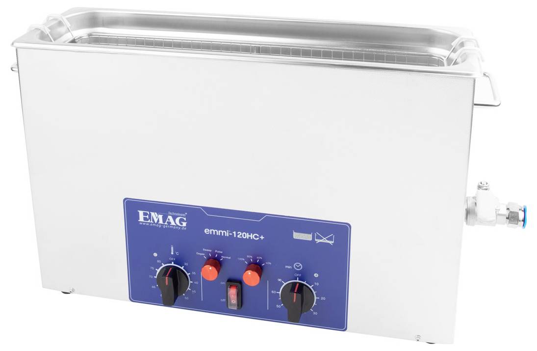 Emag Emmi 120HC Plus Ultraschallreiniger Universal 480W 10.3l mit Heizung