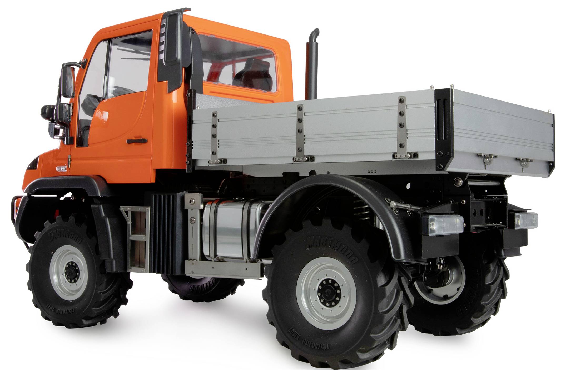 Amewi 22682 Mercedes-Benz Unimog, orange 1:10 Elektro RC Modell-LKW RtR