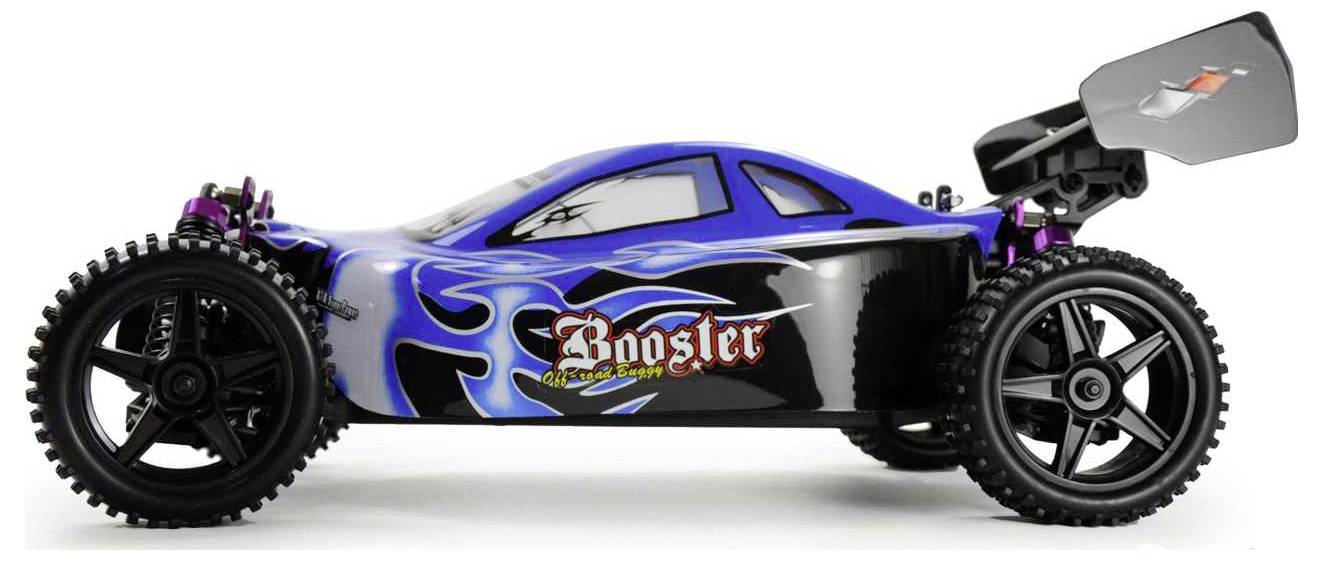 Amewi Booster Brushless 1:10 RC Modellauto Elektro Buggy Allradantrieb (4WD) RtR 2,4GHz Inkl. Akku und Ladegerät