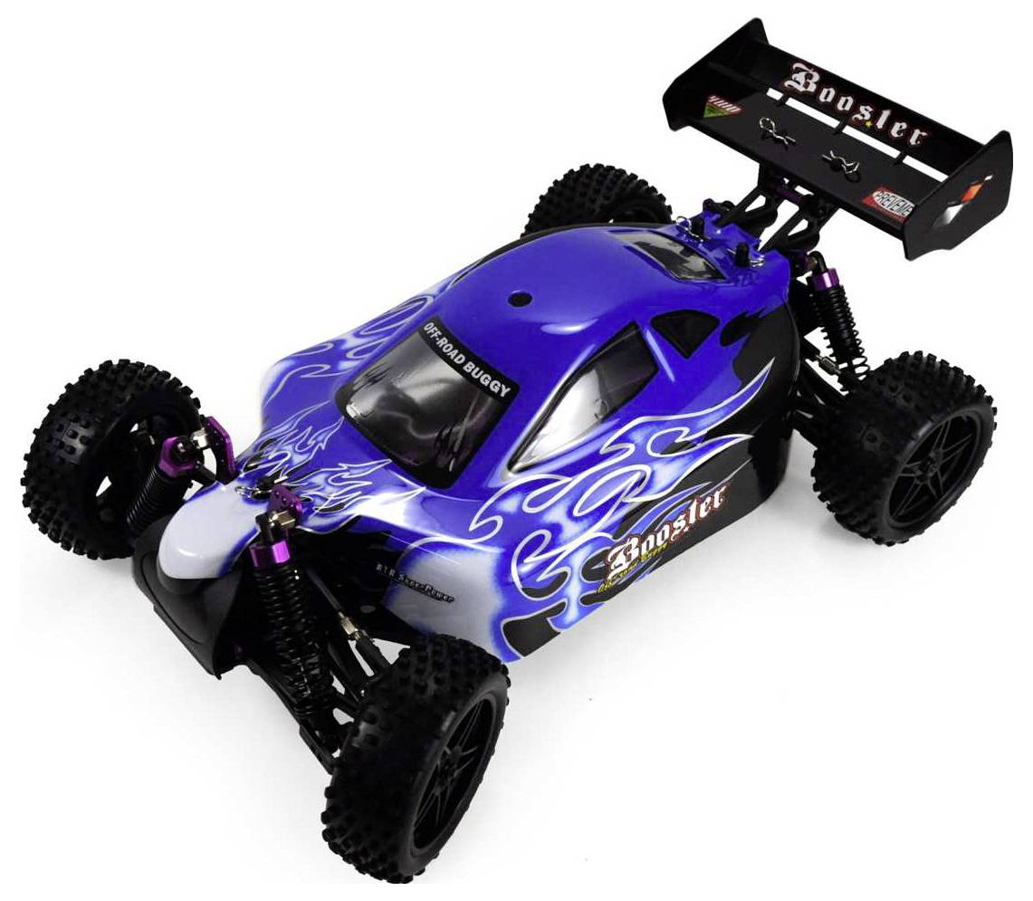 Amewi Booster Brushless 1:10 RC Modellauto Elektro Buggy Allradantrieb (4WD) RtR 2,4GHz Inkl. Akku und Ladegerät