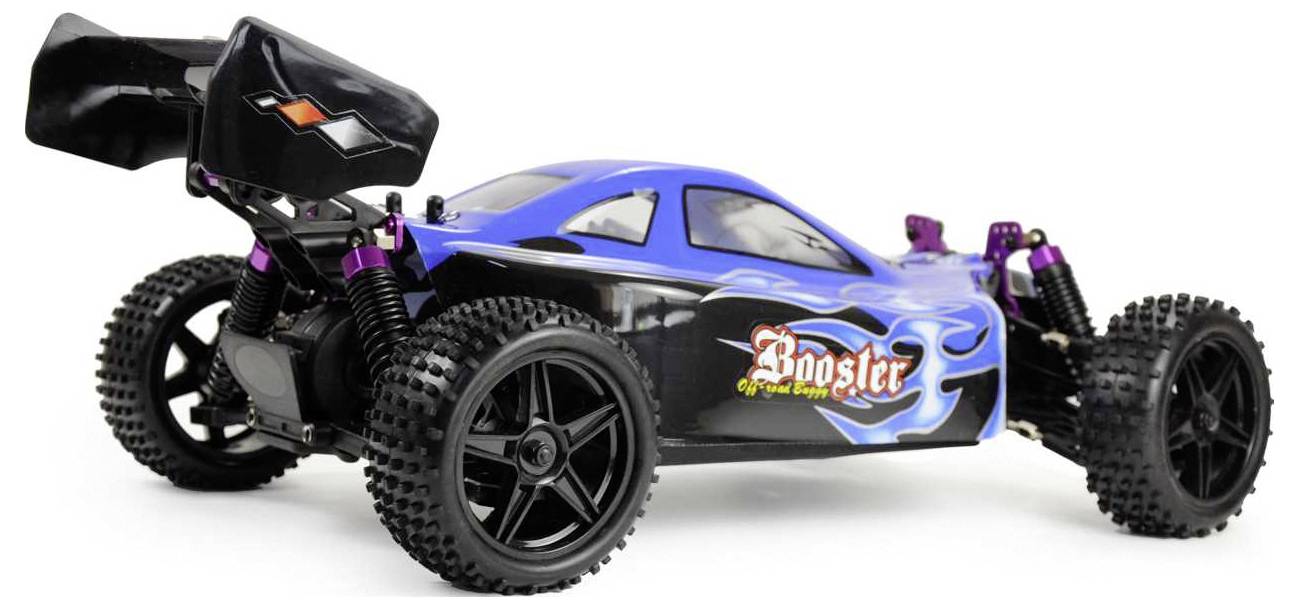 Amewi Booster Brushless 1:10 RC Modellauto Elektro Buggy Allradantrieb (4WD) RtR 2,4GHz Inkl. Akku und Ladegerät