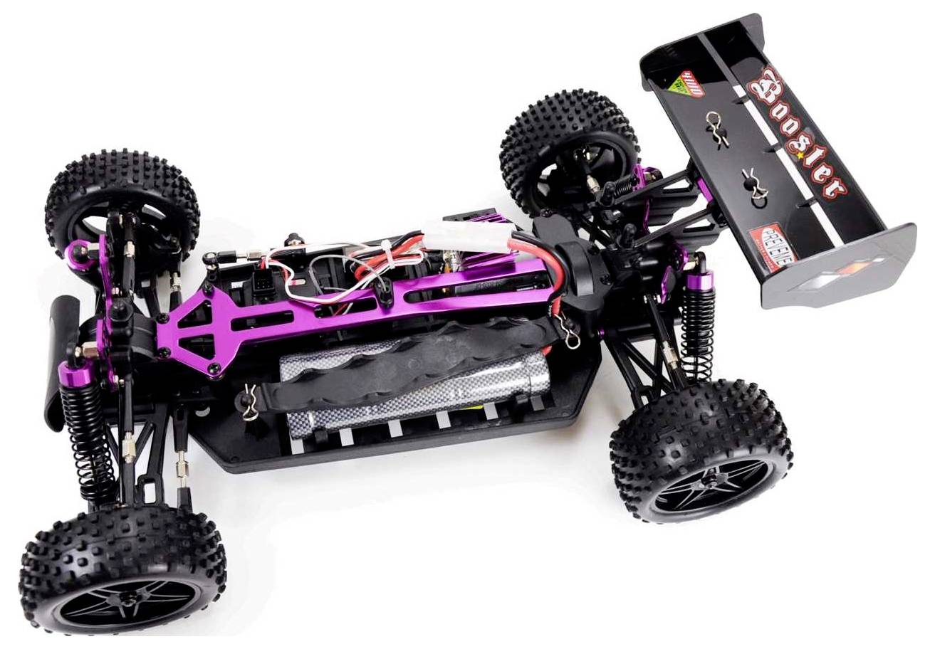 Amewi Booster Brushless 1:10 RC Modellauto Elektro Buggy Allradantrieb (4WD) RtR 2,4GHz Inkl. Akku und Ladegerät