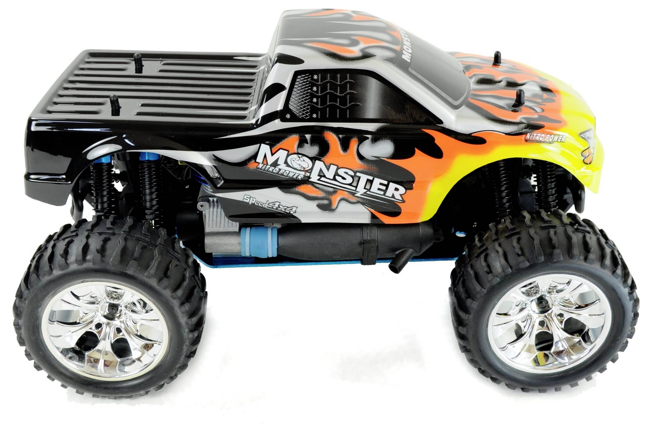Amewi Monster GP 1:10 RC Modellauto Nitro Monstertruck Allradantrieb (4WD) RtR 2,4 GHz