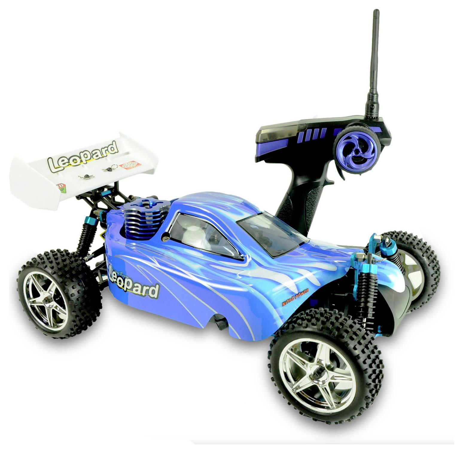 Amewi Leopard GP 1:10 RC Modellauto Nitro Buggy Allradantrieb (4WD) RtR 2,4GHz