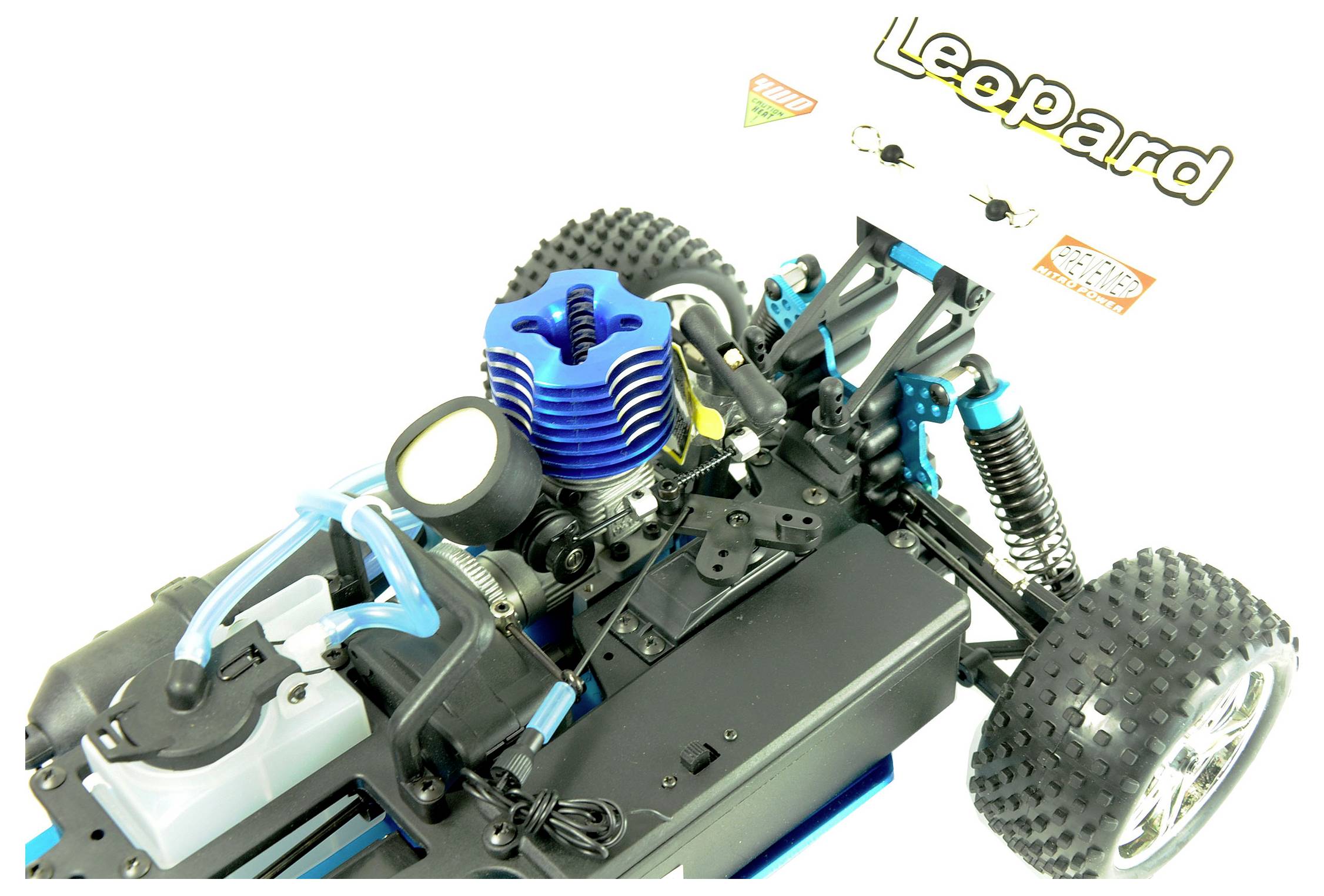 Amewi Leopard GP 1:10 RC Modellauto Nitro Buggy Allradantrieb (4WD) RtR 2,4GHz