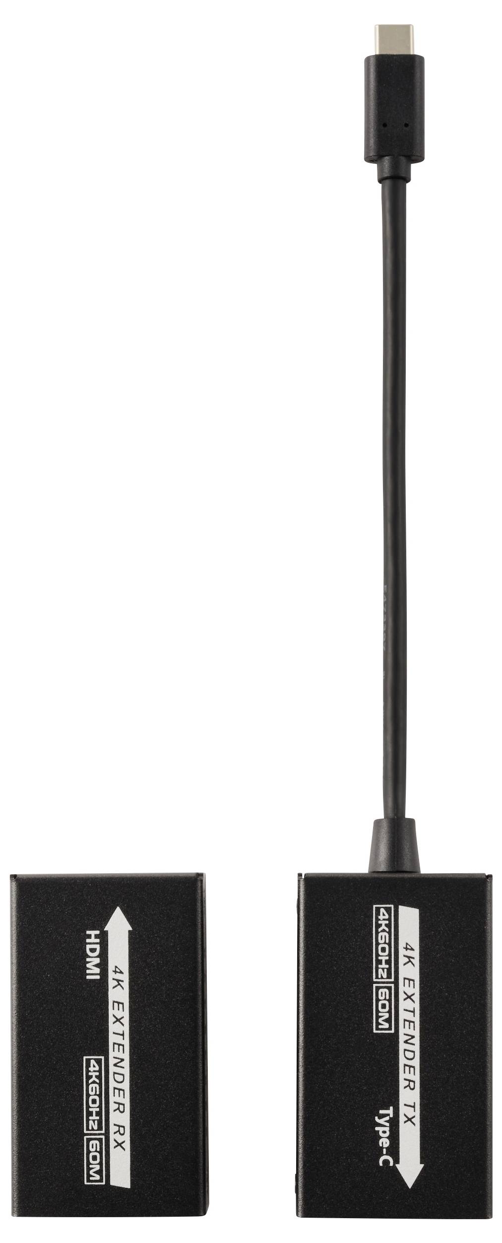 SpeaKa Professional SP-TPCE-500 USB-C® (DP Alt Mode) HDMI Extender über Netzwerkkabel RJ45 60m