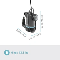 GARDENA 09016-47 2in1 Klarwasser-Tauchpumpe 20000 BASIC Klarwasser-Tauchpumpe 20000 l/h 9m GARDENA 09016-47 2in1 Klarwasser-Tauchpumpe 20000 BASIC Klarwasser-Tauchpumpe 20000 l/h 9m