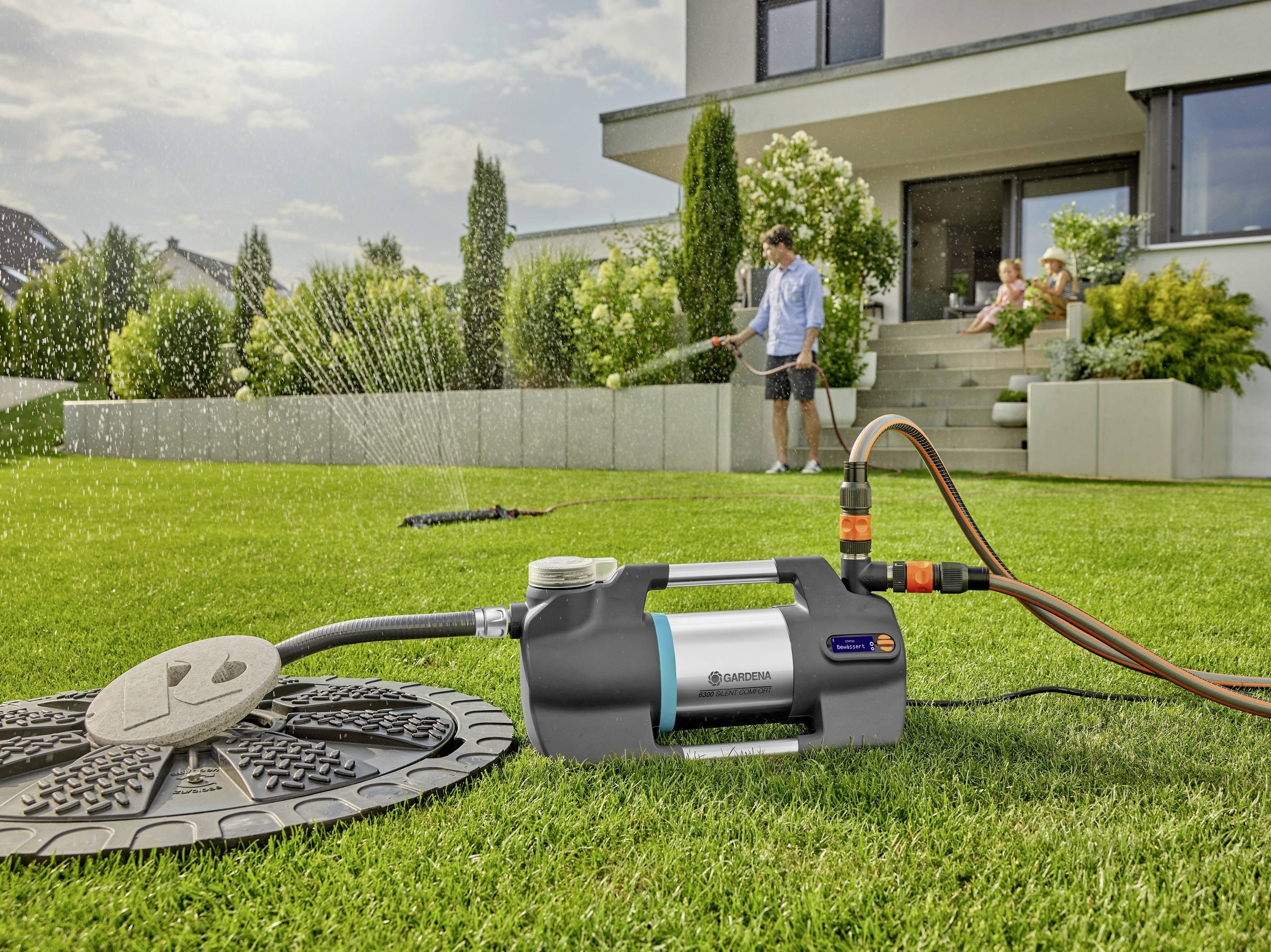 GARDENA 09091-20 25mm 7m 1 Zoll 1 Set Schwarz Saugschlauch