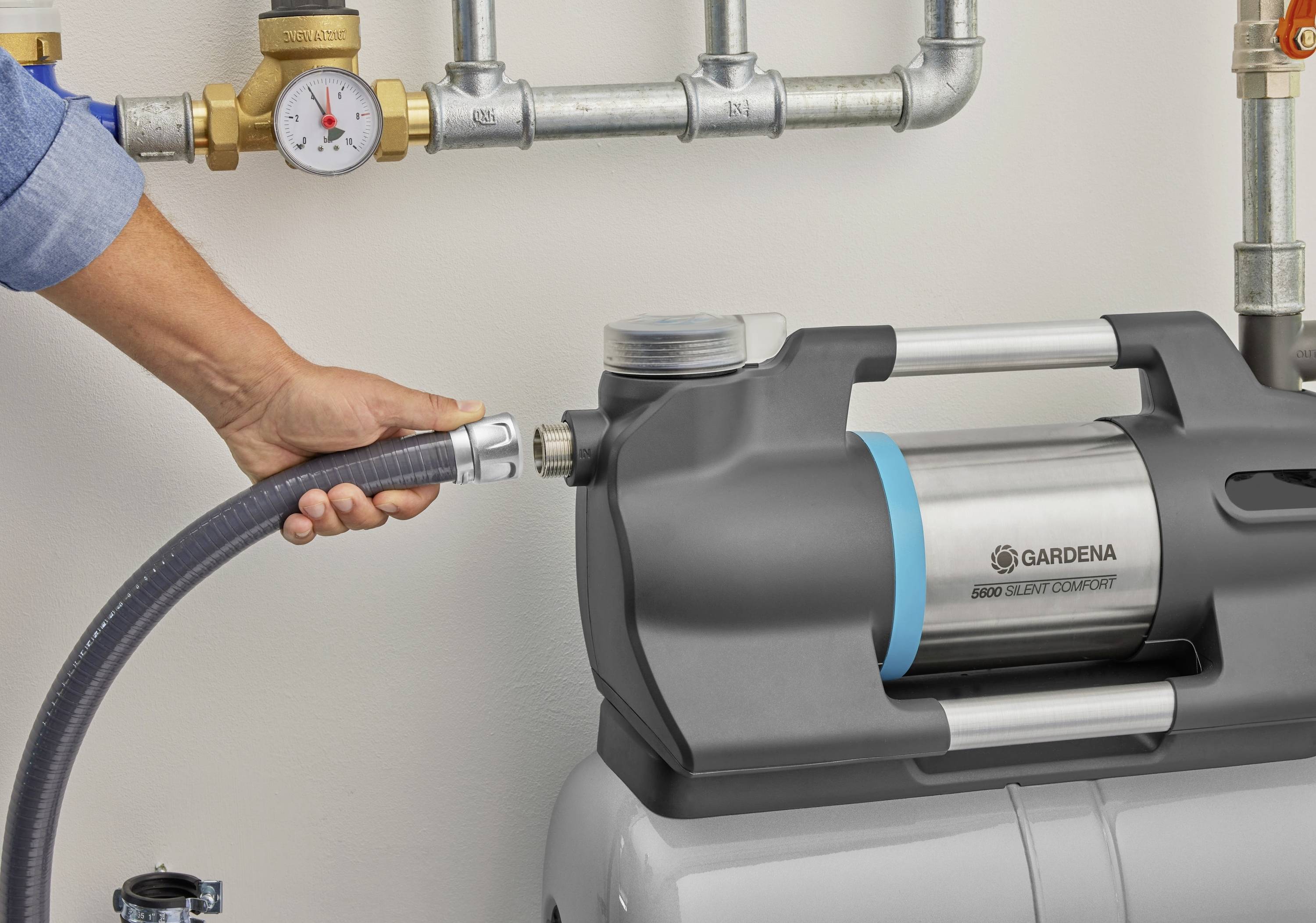 GARDENA 09091-20 25mm 7m 1 Zoll 1 Set Schwarz Saugschlauch