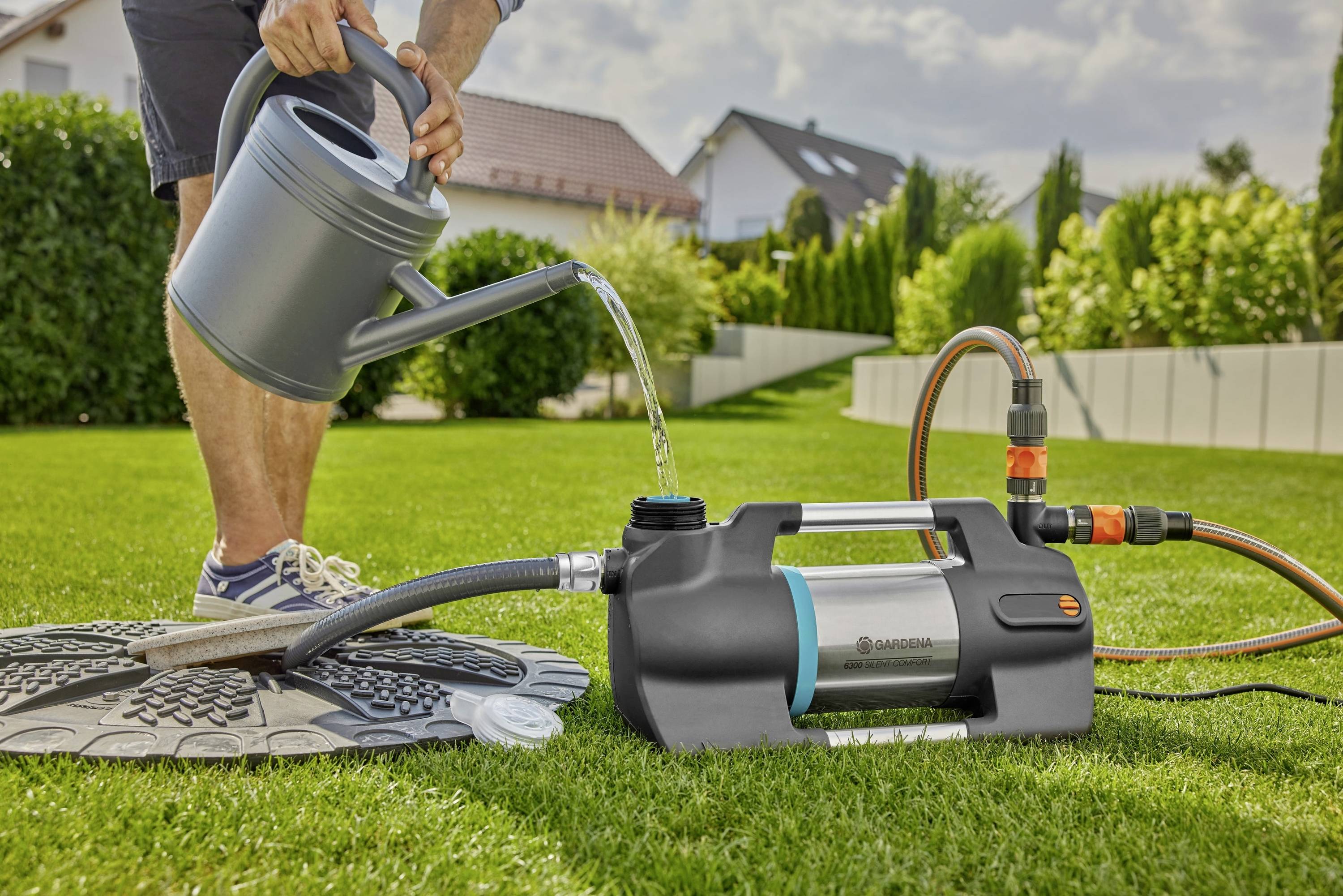 GARDENA 09091-20 25mm 7m 1 Zoll 1 Set Schwarz Saugschlauch