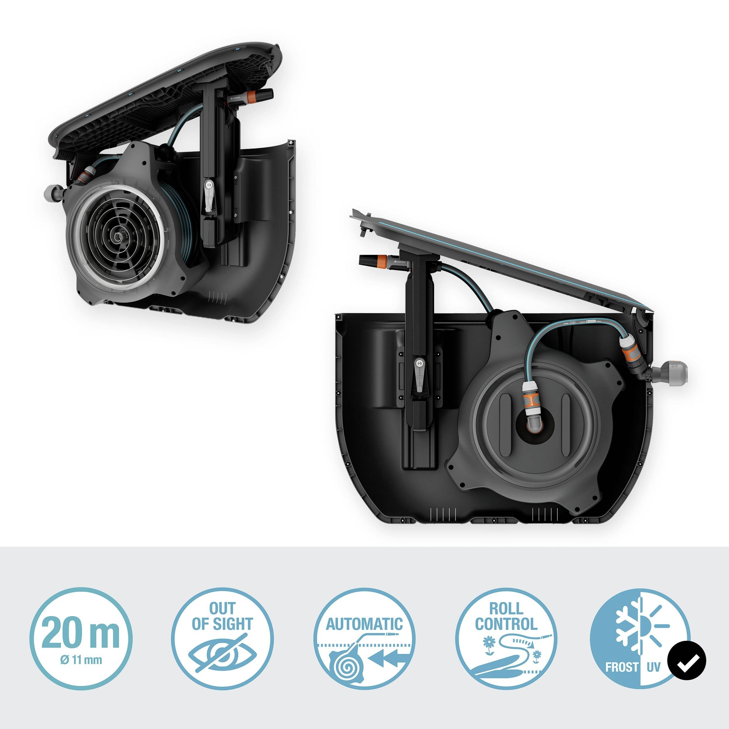 GARDENA 18650-20 11 mm 20 m 1 St. Gartenschlauchtrommel