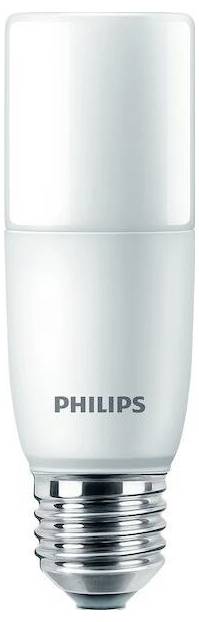 Weiße LED-Glühbirne, Markenname 'Philips', Standardform, mit silberner Fassung, geeignet für allgemeine Beleuchtung.