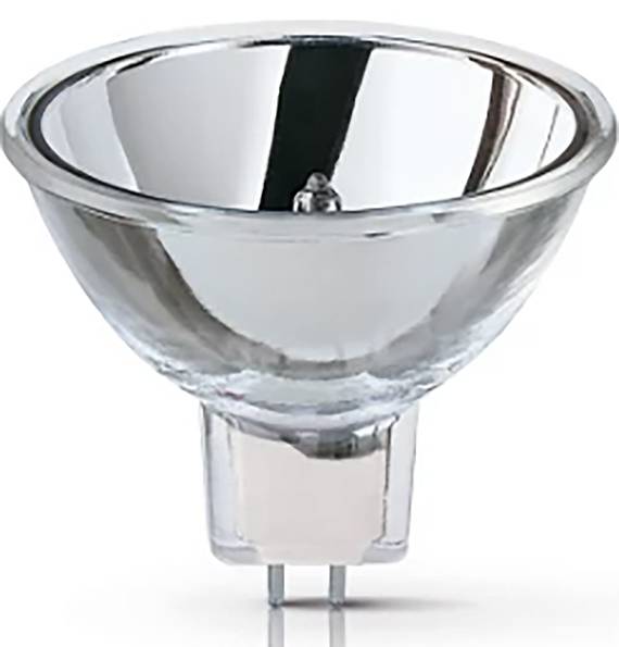 Halogenstrahler mit reflektierendem Gehäuse, geeignet für Beleuchtungszwecke.