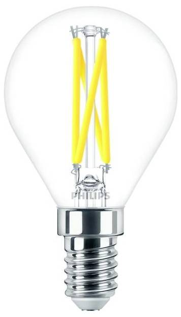 Signify 44937400 Glühlampe EEK D (A - G) E14 Glühlampenform 2.5W Warmweiß (Ø x L) 45mm x 80mm 1St.