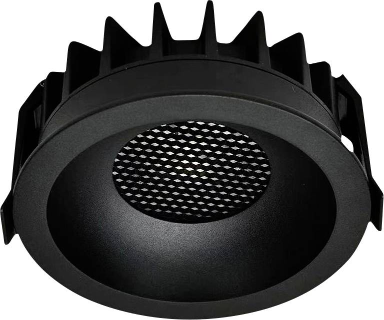 V-TAC 23671 VT-17012 LED-Einbauleuchte EEK: F (A - G) LED 12W Schwarz