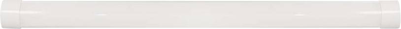 Ein langer, weißer, zylindrischer Stab in horizontaler Ausrichtung.