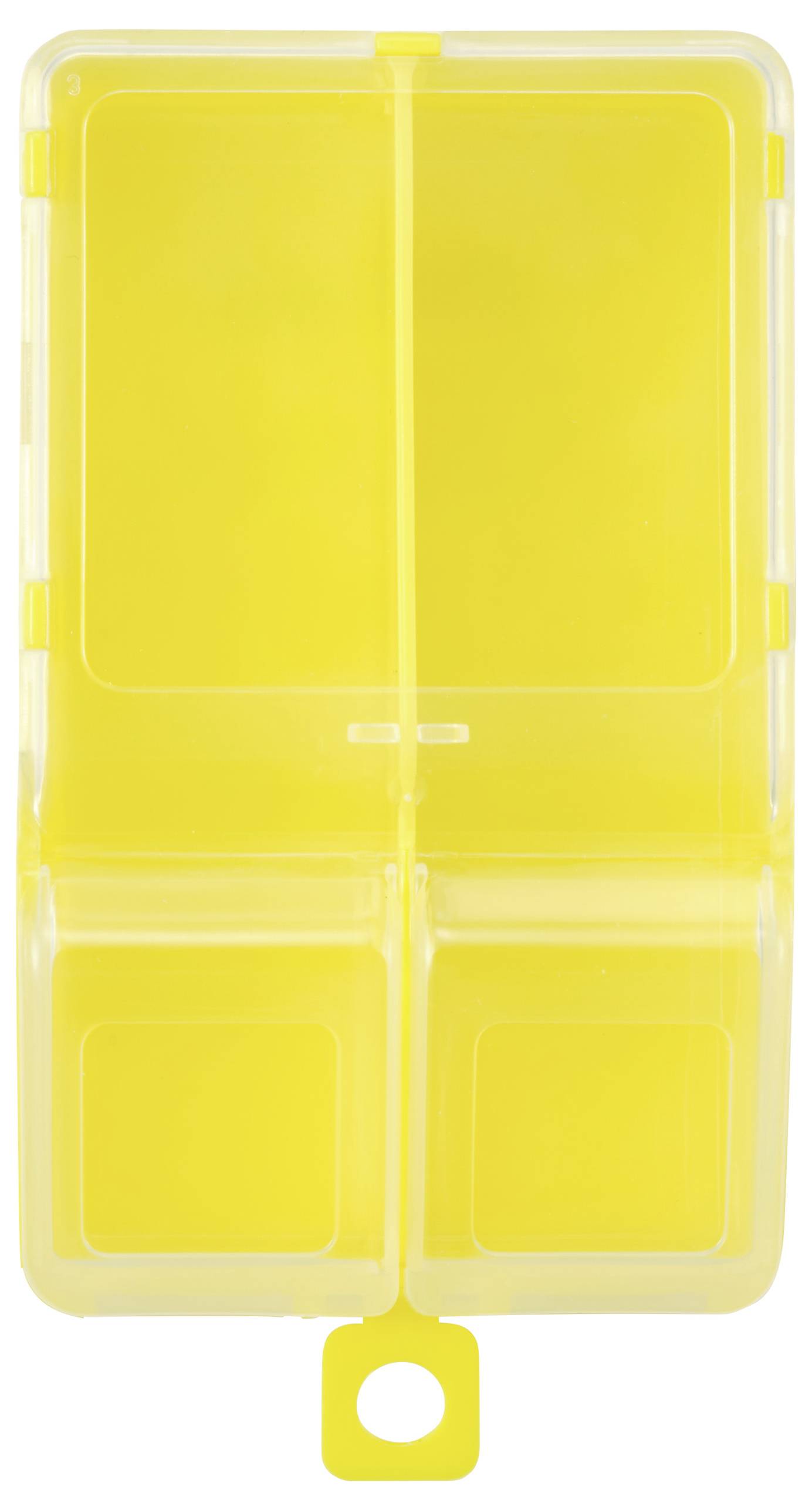 TRU COMPONENTS TC-ERB-9054 Sortimentskasten (L x B x H) 113 x 60 x 30mm Anzahl Fächer: 2 variable Unterteilung Inhalt 1St.