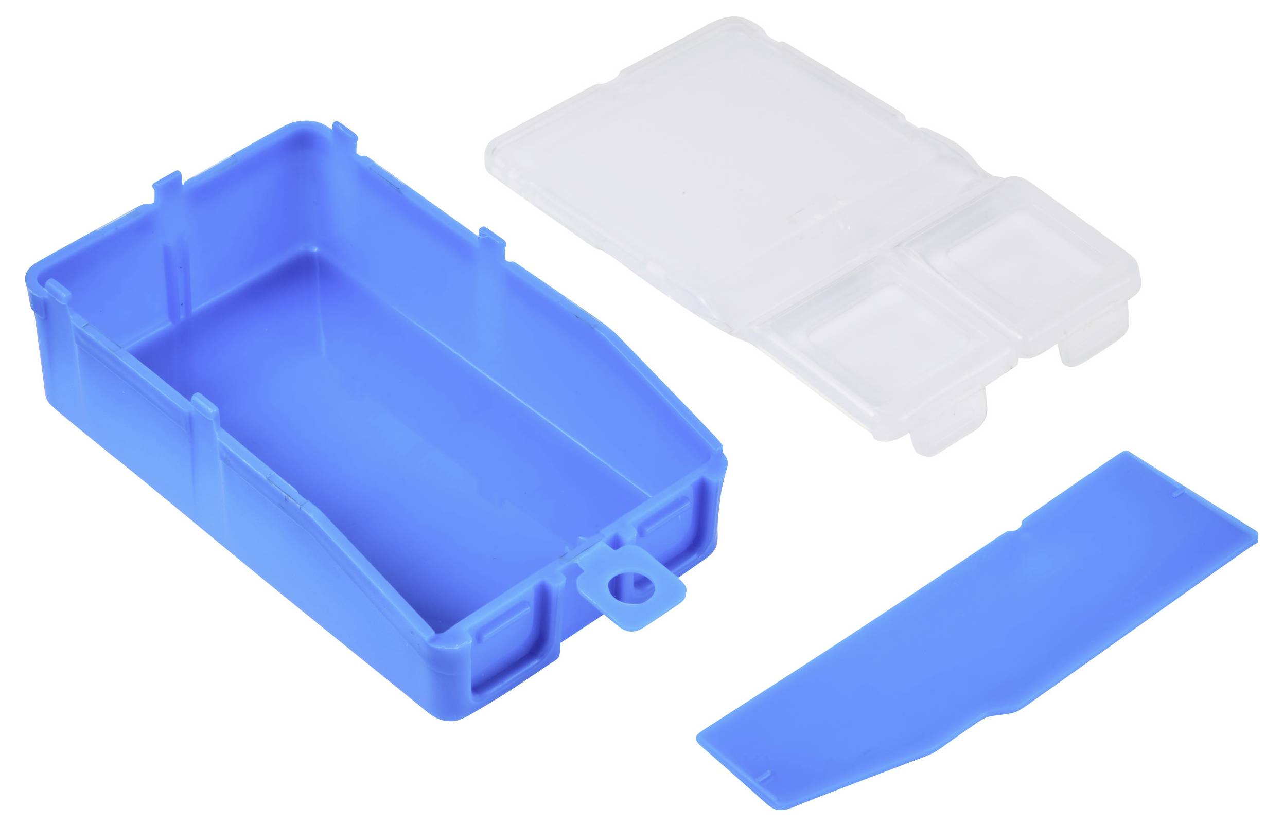 TRU COMPONENTS TC-ERB-9055 Sortimentskasten (L x B x H) 113 x 60 x 30mm Anzahl Fächer: 2 variable Unterteilung Inhalt 1St.