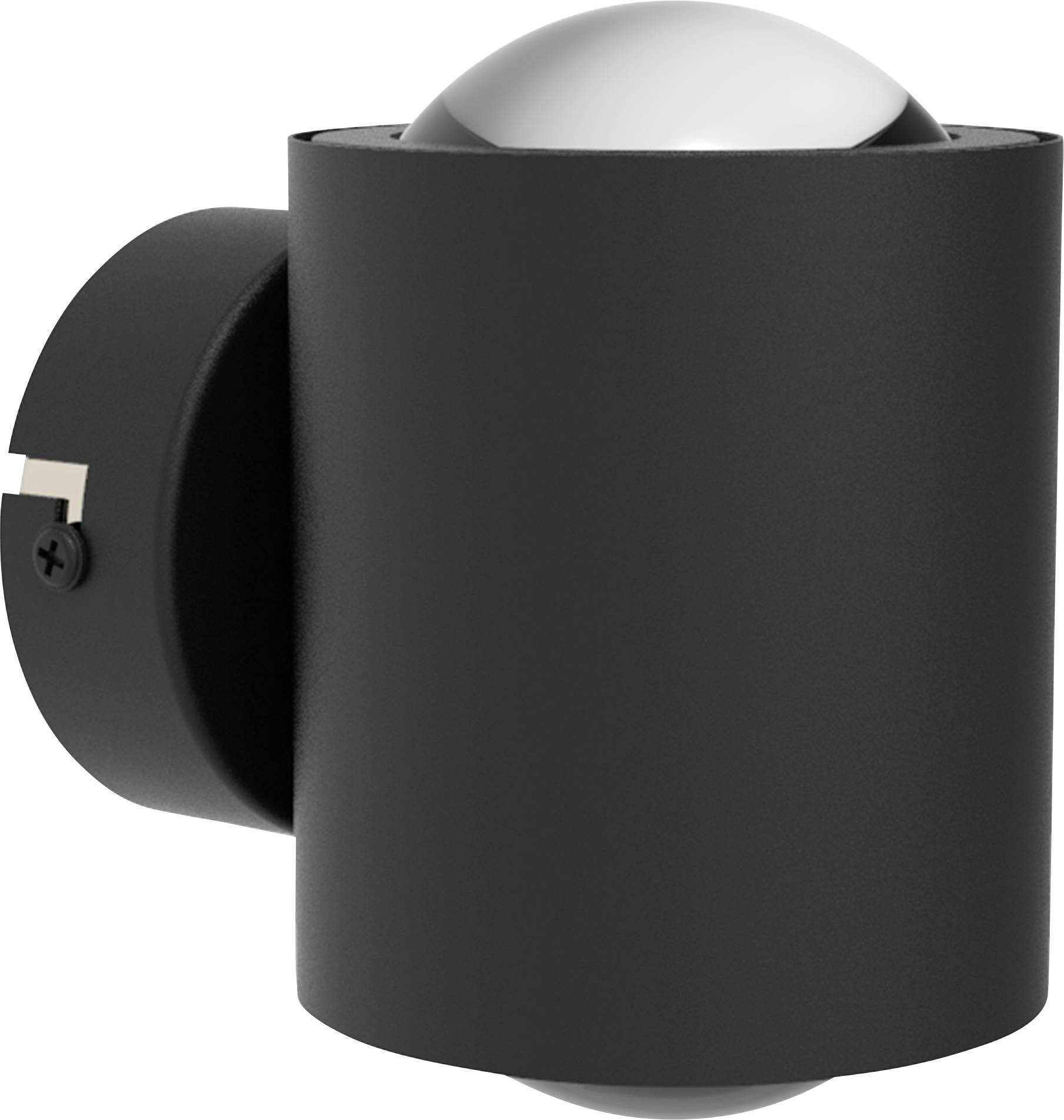 LightMe LM85813 LM85813 LED-Wandleuchte GX53 10 W LED Schwarz