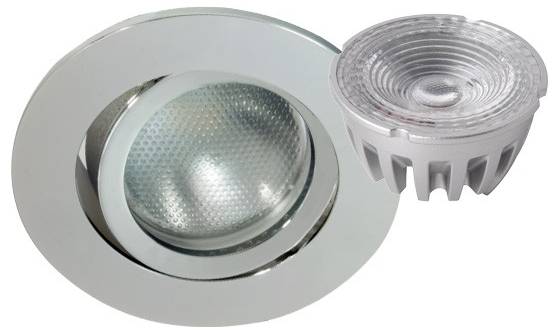Megatron MT75407 MT75407 LED-Einbauleuchte Leuchtfarben: Weiß