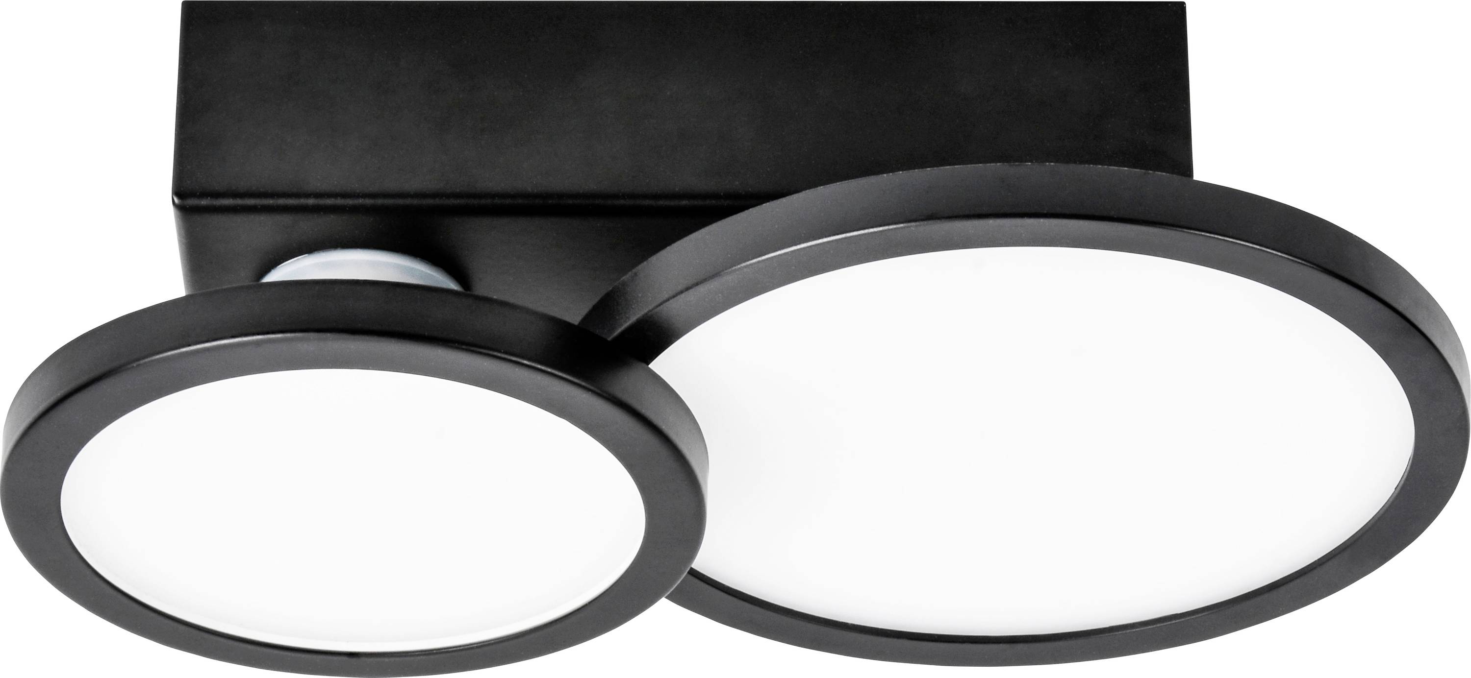 LightMe LM85658LM85658 LED-Deckenleuchte LED GU10 16W Schwarz