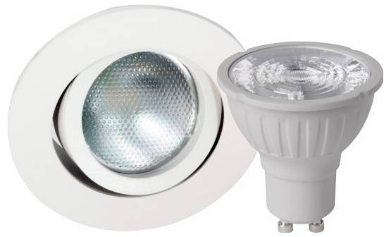 Megatron MT75409 MT75409 LED-Einbauleuchte Leuchtfarben: Weiß